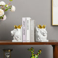 Kakizzy House Animals Interior Home Decorations Accessory Resin Animal  Lion Book File Decoration