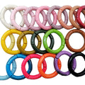 Classical Yiwu Factory Resin Bamboo Bangles Creative Retro 12mm Fold Wear Chunky Accessories Acrylic Tube Beads Bracelet Woman