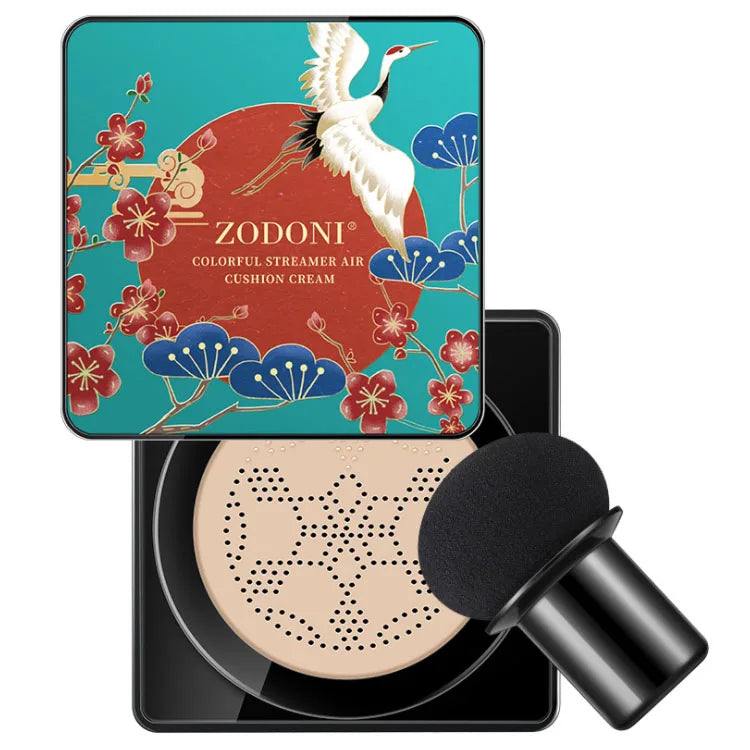 ZODONI Moisturizing Concealer Isolation Brightening BB Cream Liquid Foundation Whitening Face Makeup Mushroom Air Cushion