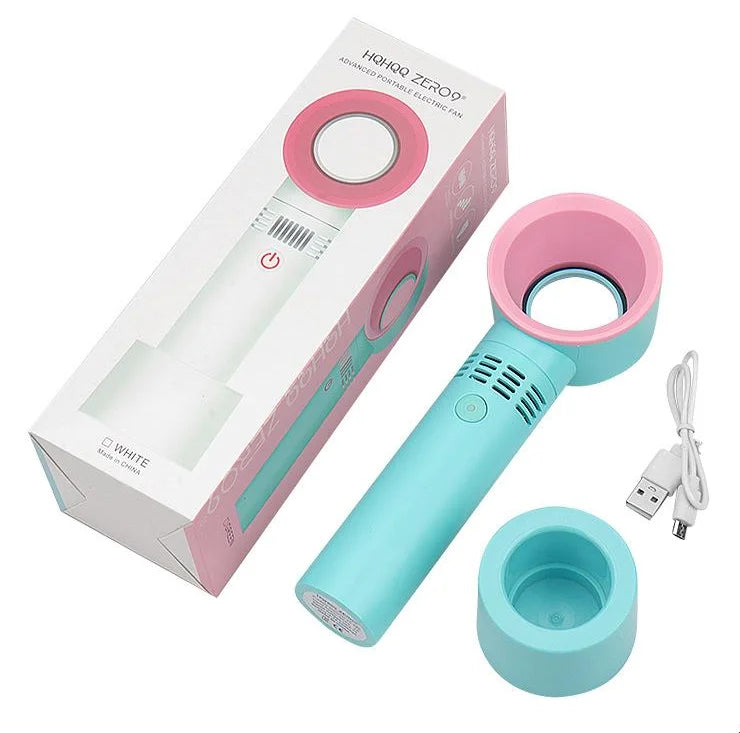 Portable Mini USB Fans Rechargeable Electric Handheld Air Conditioning Cooling Refrigeration Fan for Eyelash Made Plastic