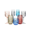 Glassware Kitchen Drinking Cup Blue Tumbler Cup Restaurant Plastic Juice Cup 12oz