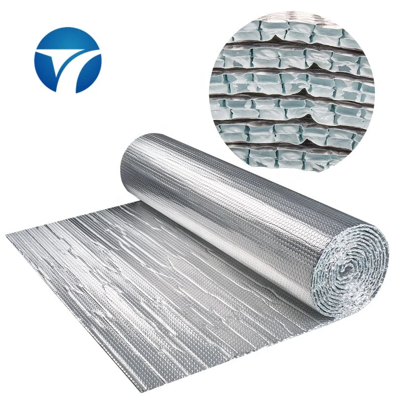 Hot Sale Thermal Reflective Aluminum Foil Bubble Insulation Sheets Fire Resistant Eco-Friendly for Ceiling