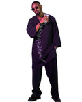 African Men's Set Fashionable Black Kaftan 2024 New Style 2pcs in 1 Set Outfit for Men Embroidery Casual Clothing