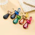 New Multi-layer Polygon Geometric Earrings Color Acetate Plate Acrylic Pendant Earrings Jewelry Wholesale