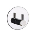 Kitchen Bathroom Heavy-Duty 4-Pack Chrome Robe Hooks Self-Adhesive Wall Hanger Holder Waterproof Towel Hook for Shower Metal