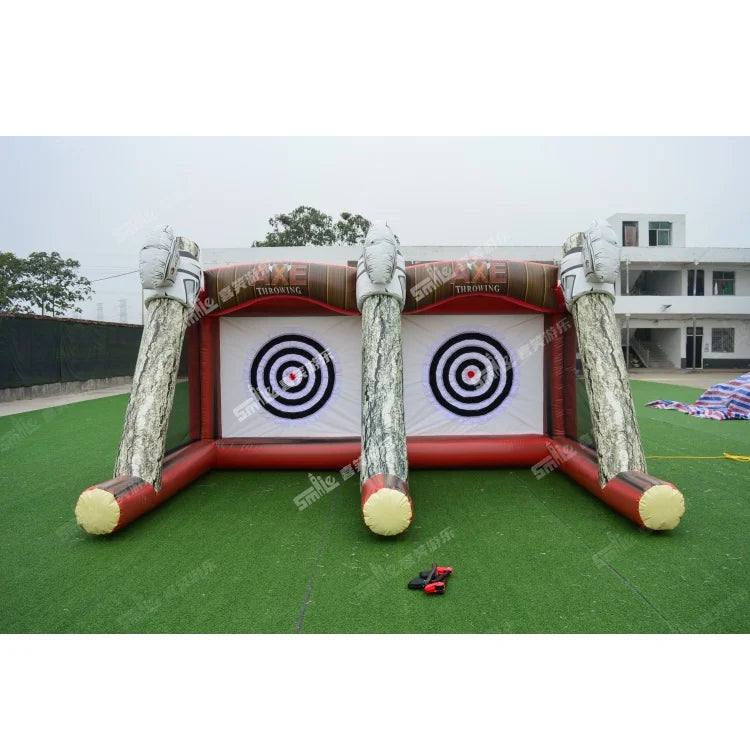 Double Inflatables AXE Throwing Adults Interactive Inflatables Shoot Dart Games 2021 Hot Inflatables AEX Darts