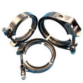 Factory Directly 304 Stainless Steel Exhaust Quick Release V Band Clamp Kits with Male and Female Flange