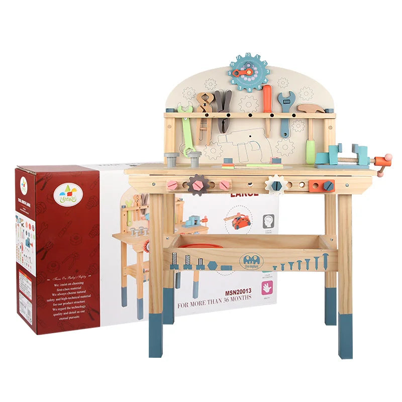 New Educational Play Big Size Wooden Kids Tools Toy for Wholesale