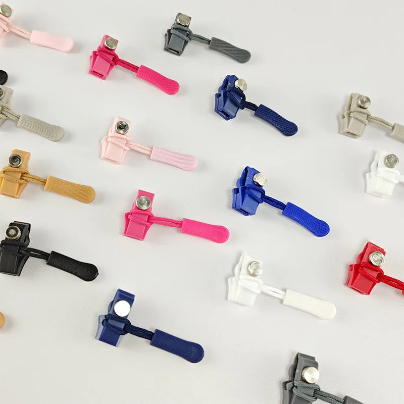 New Removable Metal Zipper Puller Repair Kit  Tool-Free Replacement Zipper Pullers for Bags Coats Clothes Shoes and Boots