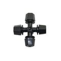 Plastic Cross 6mm Atomizing Sprinkler Misting Nozzle for Garden Greenhouse Hanging Irrigation