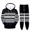 Gerenal Basic Wholesale New Anime Persona 3d Color Printing Hoodie Jogger Pants Two Piece Set Customized Dropshipping Tracksuits