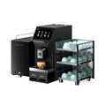 Super Fully Automatic Espresso Coffee Machine-10.1" HD TFT Touchscreen with Milk Frother