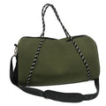Men Women's Fashionable Travel Duffel Bag Foldable Weekender with Water-Proof & Tear-Resistant Shoes Compartment Zipper Closure