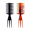 FX-T305 Custom Logo Styling Comb for Men's Slicked-Back Hairstyles Plastic Fishbone Comb for Home Hair Grooming Design Hair Comb