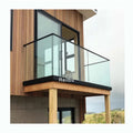 Reilbu Aluminum U Channel Glass Railing System With LED Light for Balcony Railing