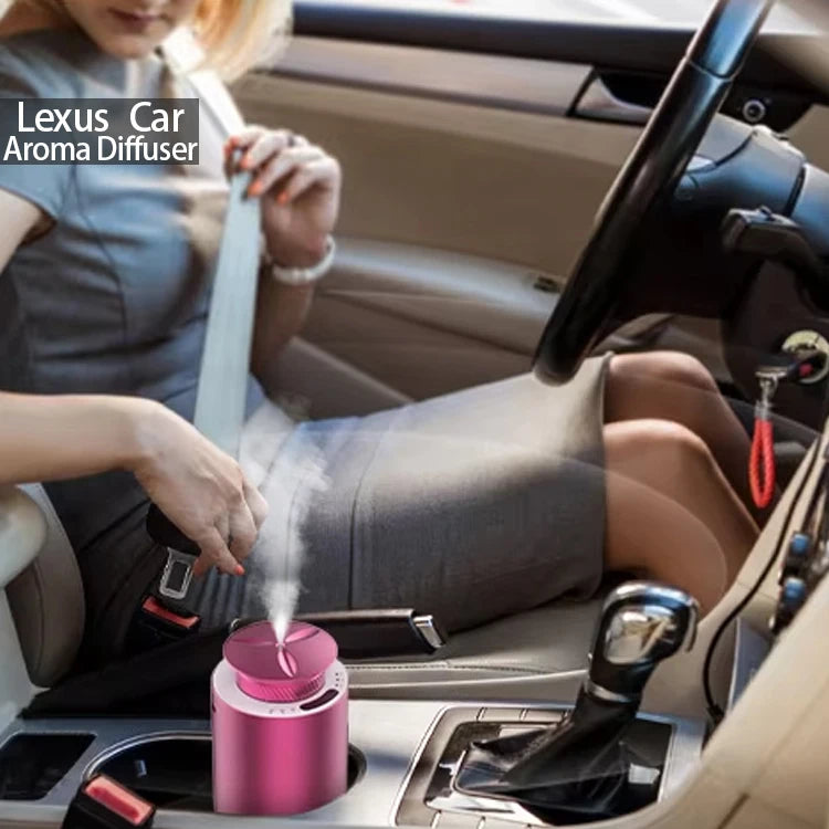 Lexus Is Diffuser Portable Mini Round Diffuser Custom 10 ml Fragrance Oil Diffuser Spray Mist Car USB Cool Mist Air Humidifier