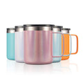 Wholesale 14oz Stainless Steel Double Wall Insulated Tumbler Cups for Sale Coffee Mug Travel With Handle