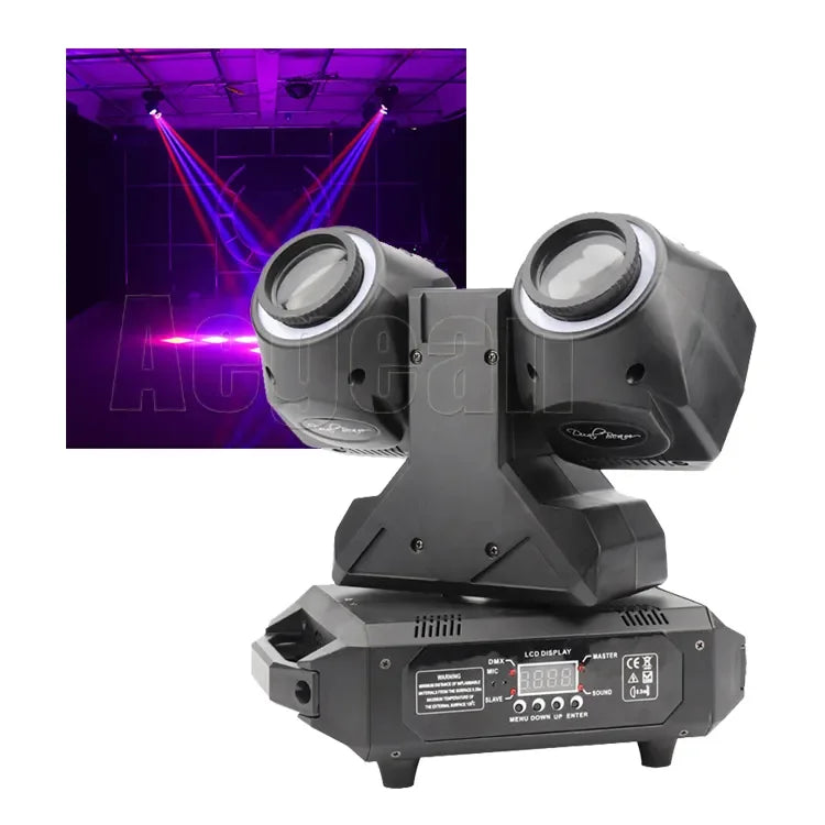 New Dj Light Mini 60W Beam Spot RGB Led Moving Head Light for Disco Stage Events