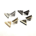 Hot Sale Fashion Zinc Alloy Triangle Lock Buckle Bags Hardware Accessories Handbag Replacement Twist Clasps Closure Bag Snap
