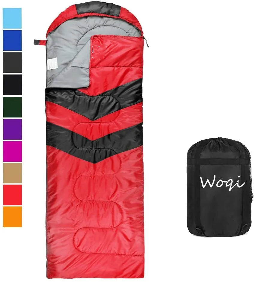Woqi Hot  Taffeta Lining Soft Hollow Cotton Spill Resistant Envelope Camping Sleeping