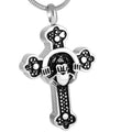 Cladd Hands Ash Holder Crown Heart Cross Urn Stainless Steel Cremation Keepsake Pendant Claddagh Memorial Necklace Celtic Ash