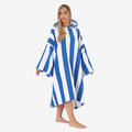 Poncho Towel Adult Hooded Oversized Bath Beach Surf Striped Absorbent Microfiber Quick Dry Womens Changing Robe Summer