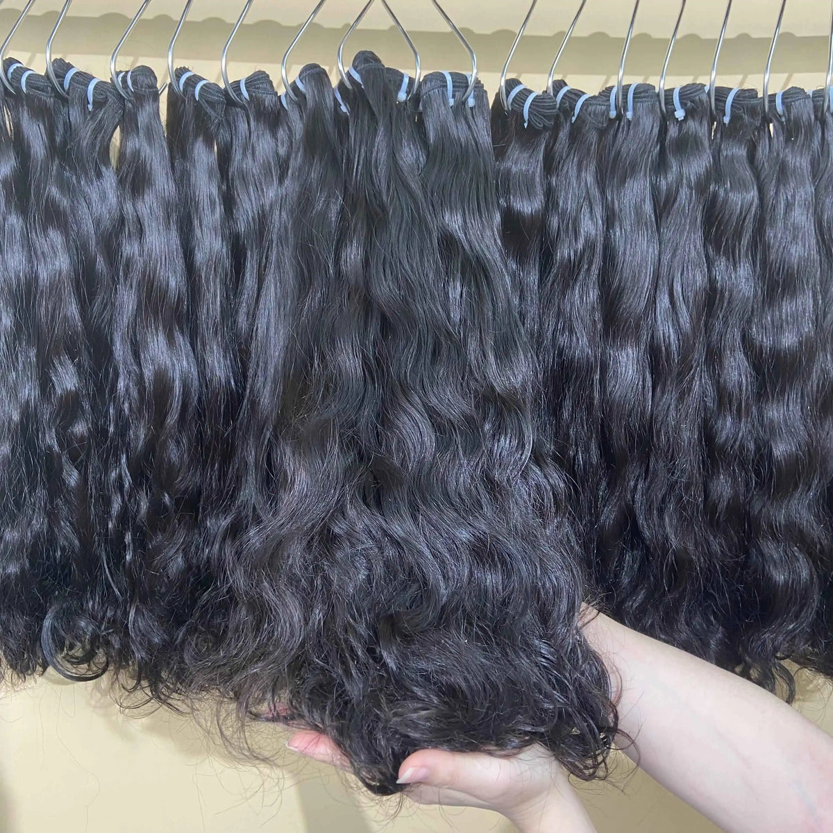 US China Burmese Wavy Virgin Hair Bundles Human Extensions Machine Double Weft All Colors Double Drawn Weave Stylists Wholesale MegaBDM