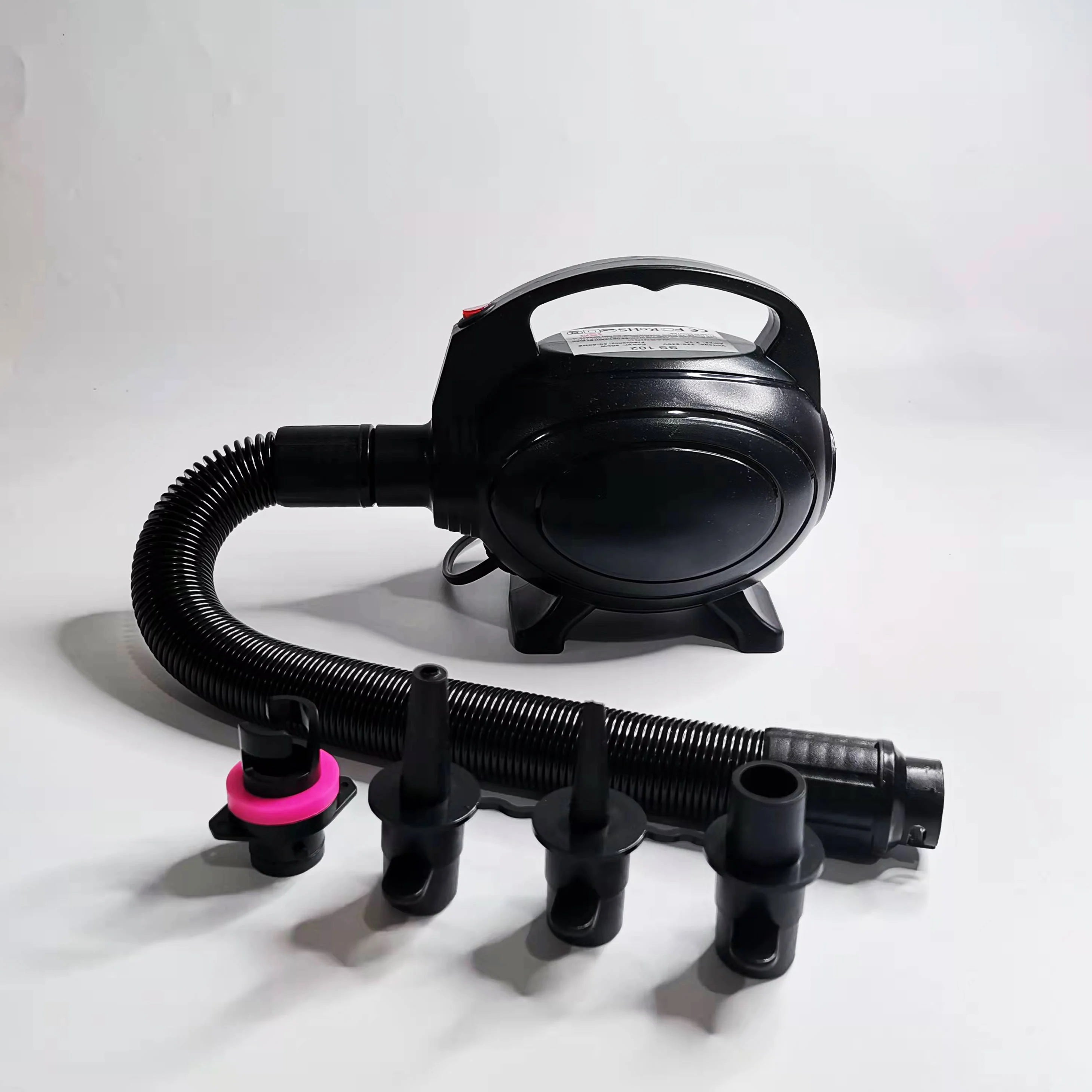 Inflatable Electric Air Pump ABS Material 500W High Power for Boat & Camp Tent Portable Use
