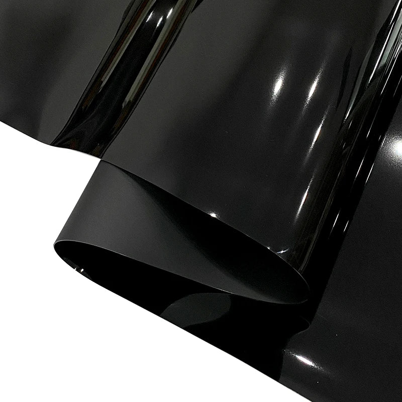 Opaque Black White Thermoplastic Polyurethane Film Roll TPU Films for Making High Frequency Logo Patch Garment Badge