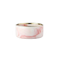 Cat Ceramic Bowls Marble With Gold Edge Cervical Protection Cat Food Water Bowl Dog Bowl Ceramic