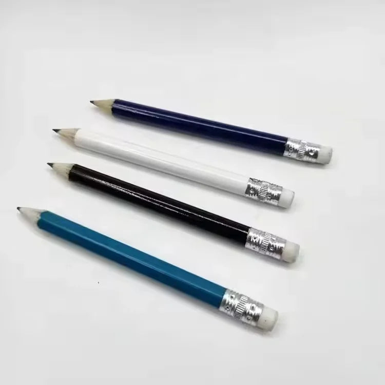 2H Refill Wooden Golf Scoring Pencil with Eraser Game Scoring Tool for the Golf Course