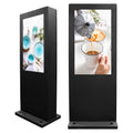 Customized Brightness Android Media Player 55 Inch Floor Standing Digital Advertising Signage Outdoor