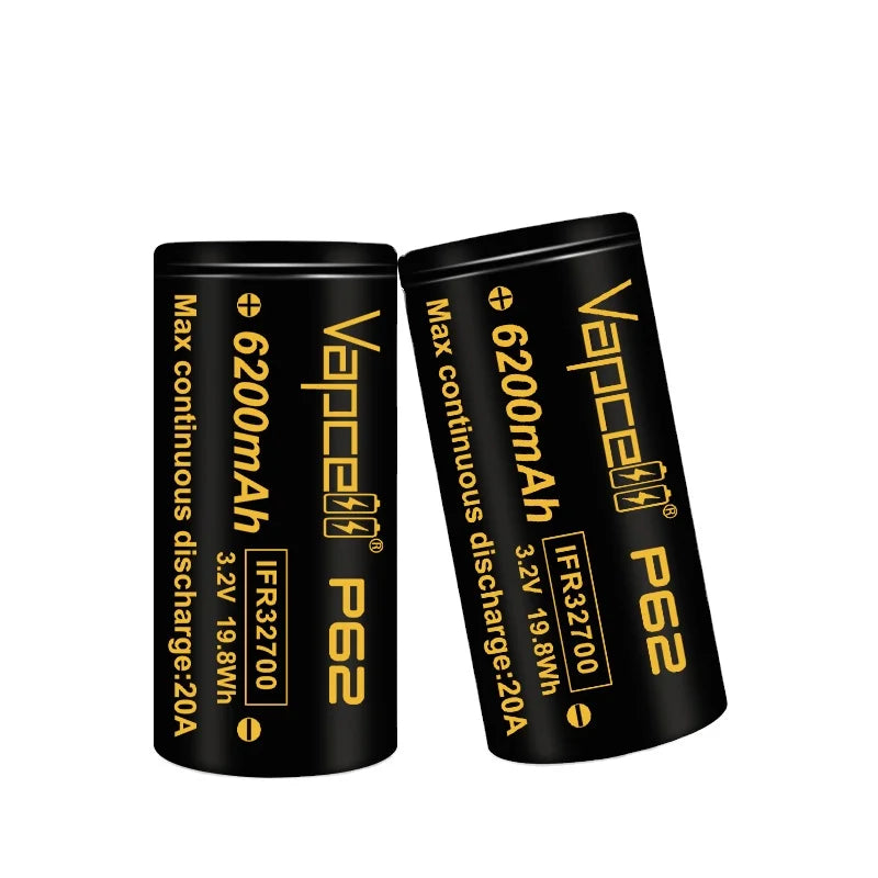 Rechargeable 32700 Lifepo4 Battery Cell 6000mAh 6200mAh 12000mAh 12400mAh 32700 Battery