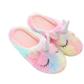 Cotton Slippers Thick Bottom Winter Cute Dog unicorn Hedgehog  Home Bedroom Warm Kitten Slippers Cat Slippers for Women