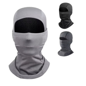 Winter Fleece One Hole Windproof Breathable Sports Cycling Outdoors Thermal Checked Full Face Ski Mask Motorcycle Balaclava