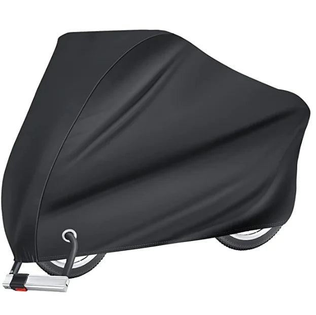 WOQI Hot Sales Durable Easy Carry Outdoor Waterproof Bicycle Cover Motor Cover With Lock Hole