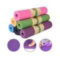 Custom Logo Factory Gym Home Colorful Men Women Eco-friendly Portable 6mm 8mm  Folding Non-slip Fitness Pilates TPE Yoga Mat