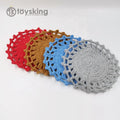 Round Drink Coasters Set Handmade Pure Cotton Thread Weave Bar Coasters Hot Pads Absorbent Cup Mats