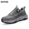 GUYISA European Standard Customized Safety Shoes with Steel Toe Anti-Smashing & Anti-Piercing Properties for Winter Four Sea