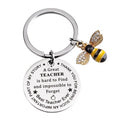 European-American Stainless Steel Keychain to MY SON & to MY DAUGHTER Circular Pendant