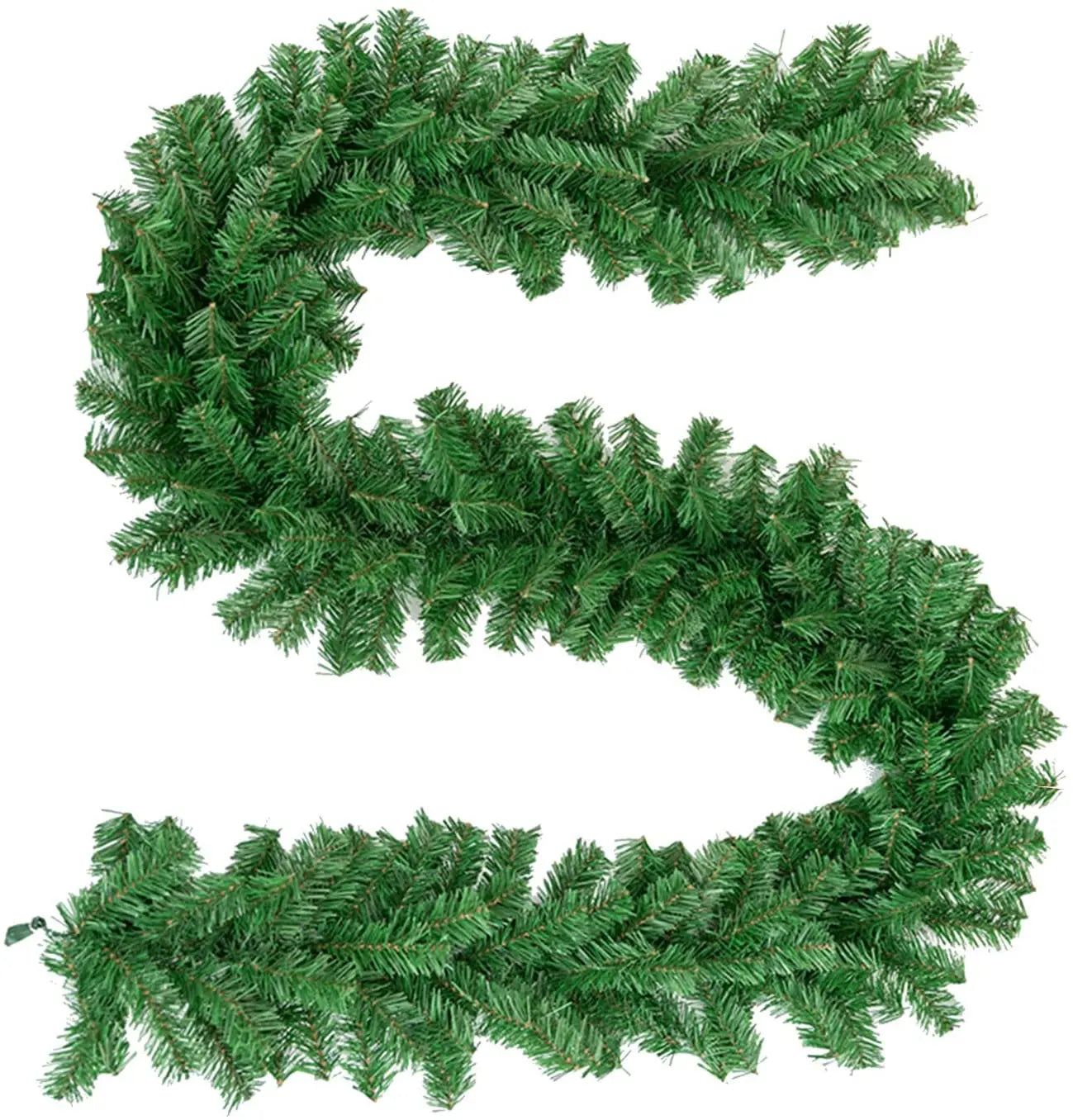 Premium PVC Indoor/Outdoor Soft Green Artificial Spruce Christmas Garland Non-Lit Holiday Decorations-Minimum Order 50pcs