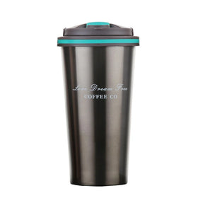 500ML Easy to Carry Sublimation Tumbler Non-Slip Stainless Steel Coffee Cup with Lid