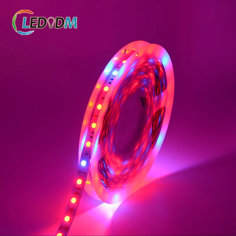 LEDODM Lighting Grow Light for Plant Smd2835 Red:blue:white 3:1 4:1 5:1 Full Spectrum Flex Strip Light