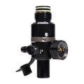 New Rotatable for Dual O-rings Regulator PCP Tank Regulator 5/8-18UNF Thread Low Pressure Valve 450PSI Aluminium Black