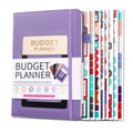 New Fashion A5 Size Budget Planner PU Leather Cover Hardcover Notebook Stylish Diary Planner with Thicker Sheets Budget Planner