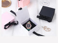 Custom Logo High Quality Mini White Cardboard Paper Multi-Purpose Jewelry Packaging Boxes Rings Earrings China Origin Lateen MOQ