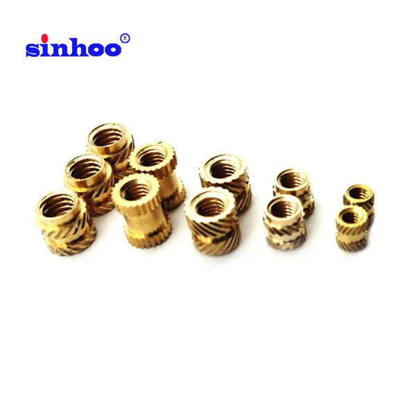 Hot Sale Factory Custom Micro Brass Knurled Nut Knurling Insert Nuts M1.4 M1.8 M2 M3 M4 M5 M6 M8
