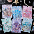 Ocean Waltz Jellyfish Series 30 Premium Handbooks Per Pack Decorative Decorative Stickers