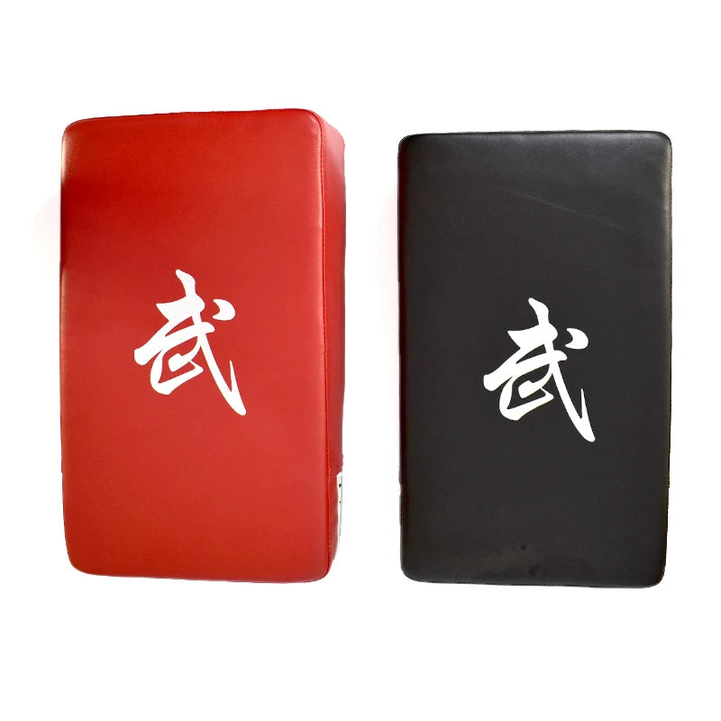Boxing Pad Sand Bag Fitness Taekwondo Hand Kicking Pad PU Leather Training Gearteam Sports Foot Target Leather Punching Bag