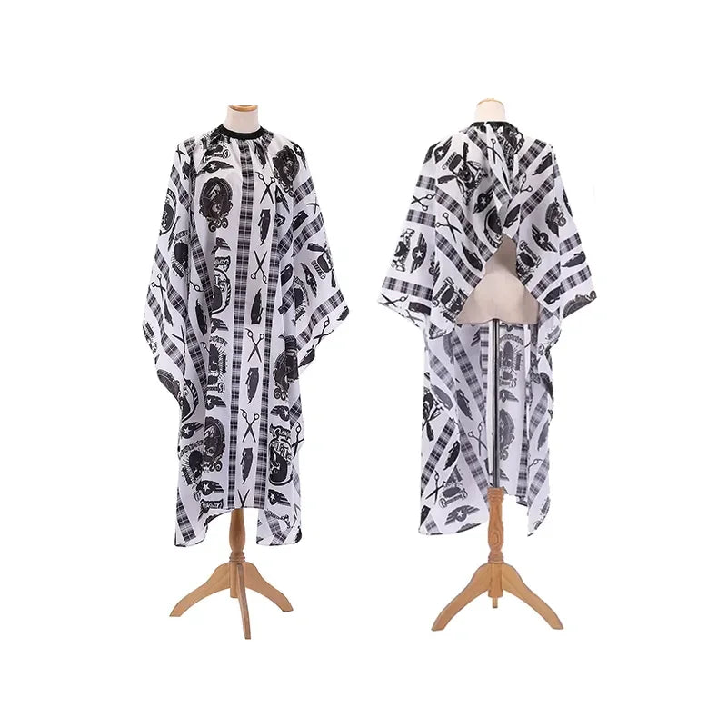 High-end ironing and dyeing waterproof shampoo capes women's shawl salon ladies aprons